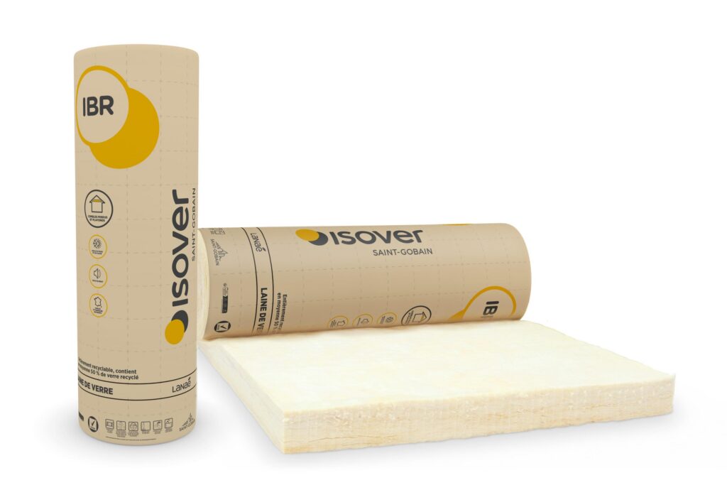 Rouleau laine de verre Isover Combles perdus kraft