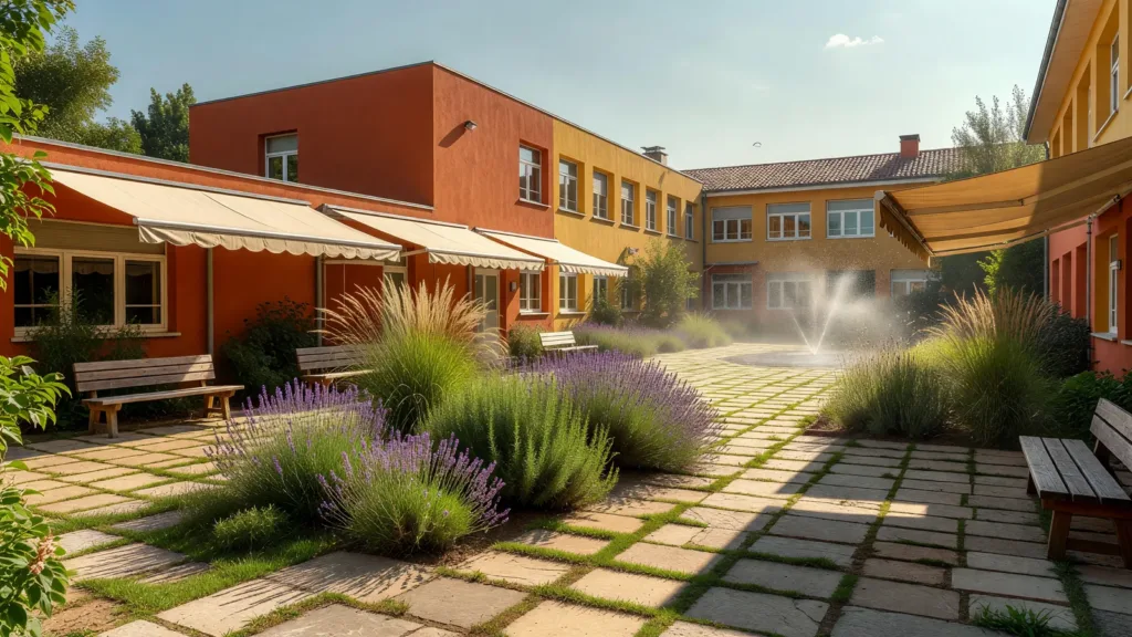 Rueil-Malmaison : le préfet Delcayrou visite l’école des Buissonnets pour évaluer les mesures anti-canicule