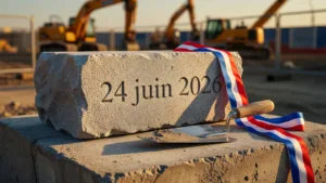 Saint-Denis : première pierre posée pour l&rsquo;usine de potabilisation de Bellepierre