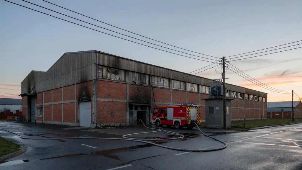 Saint-Florentin : incendie nocturne chez Dynaplast, 41 salariés évacués et risque de chômage technique