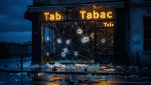 Saint-Fons : un homme armé à trottinette tire neuf coups de feu devant un bar-tabac
