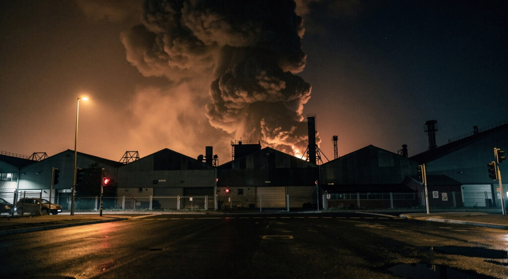 Saint-Genis-Laval : un semi-remorque en feu mobilise 50 pompiers rue des Sources