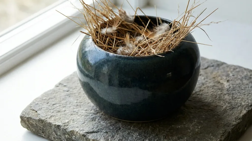 Saint-Léonard : une nichée de mésanges découverte dans une poterie de la Semaine des arts