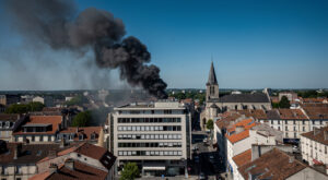 Saint-Lô : incendie maîtrisé à l&rsquo;hôtel Mercure, pas de contamination de l&rsquo;air