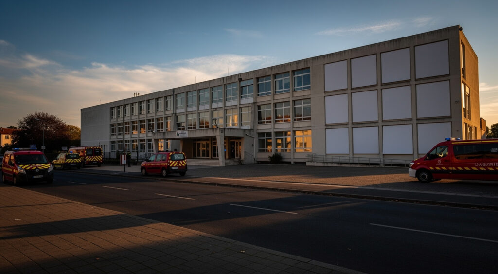 Saint-Malo : 7 litres d'acide renversés au lycée Maupertuis, 50 évacués