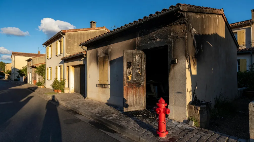 Saint-Privat-des-Vieux : un septuagénaire brûlé et évacué après l'incendie de son garage