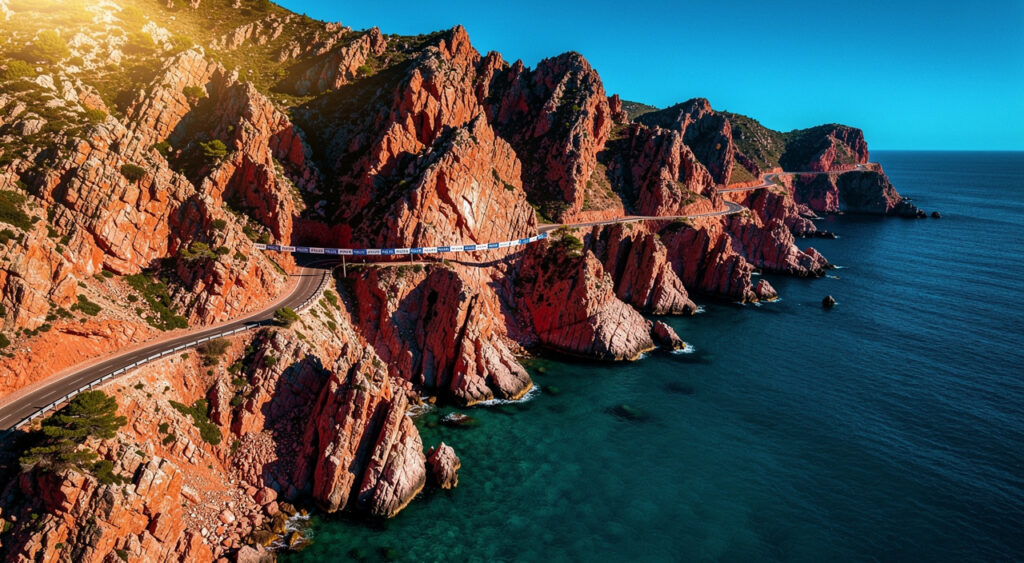 Saint-Raphaël : une voiture chute de 30 mètres dans la mer, une femme décédée