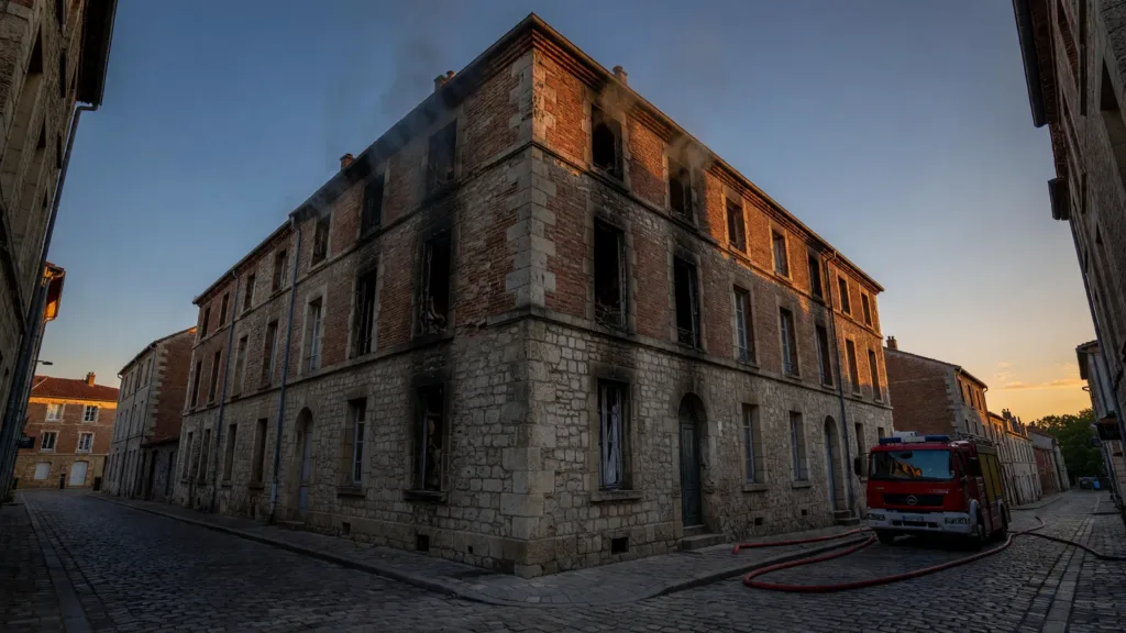 Saintes : un appartement embrasé par un climatiseur mobile en pleine canicule