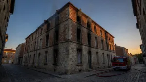 Saintes : un appartement embrasé par un climatiseur mobile en pleine canicule