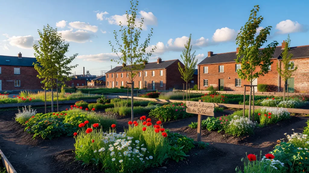 Sallaumines : la sous-préfète inaugure le jardin citoyen du 5/12, un projet co-construit avec les habitants