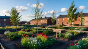 Sallaumines : la sous-préfète inaugure le jardin citoyen du 5/12, un projet co-construit avec les habitants