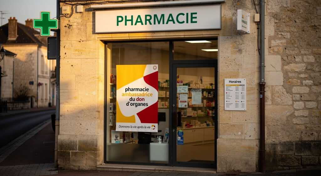 Saumur : la pharmacie du Chemin Vert devient ambassadrice du don d’organe
