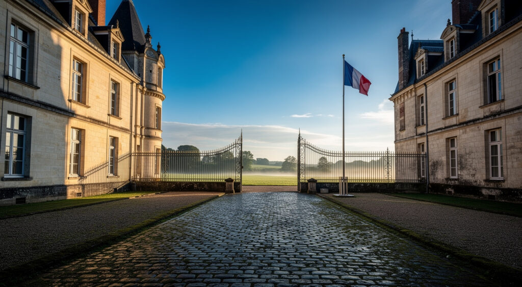 Seine-et-Marne : passation de commandement à la gendarmerie au Château de Bombon