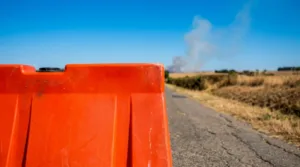 Sérignan : feu de végétation en cours près de SunKarting, évitez le secteur