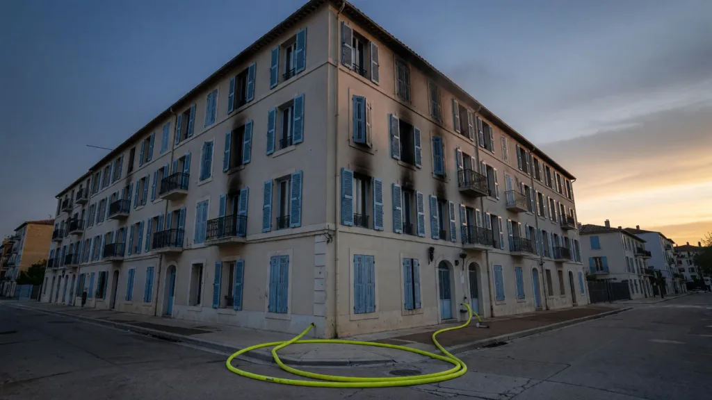 Sète : incendie dans un immeuble, quatre enfants incommodés par les fumées