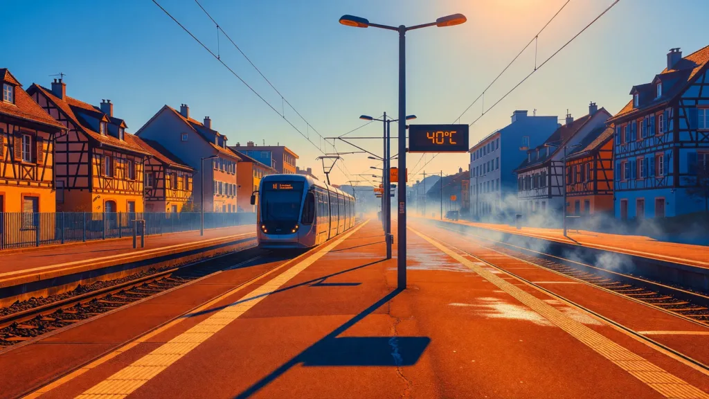 Strasbourg : un jeune de 25 ans meurt d'hyperthermie dans un tramway