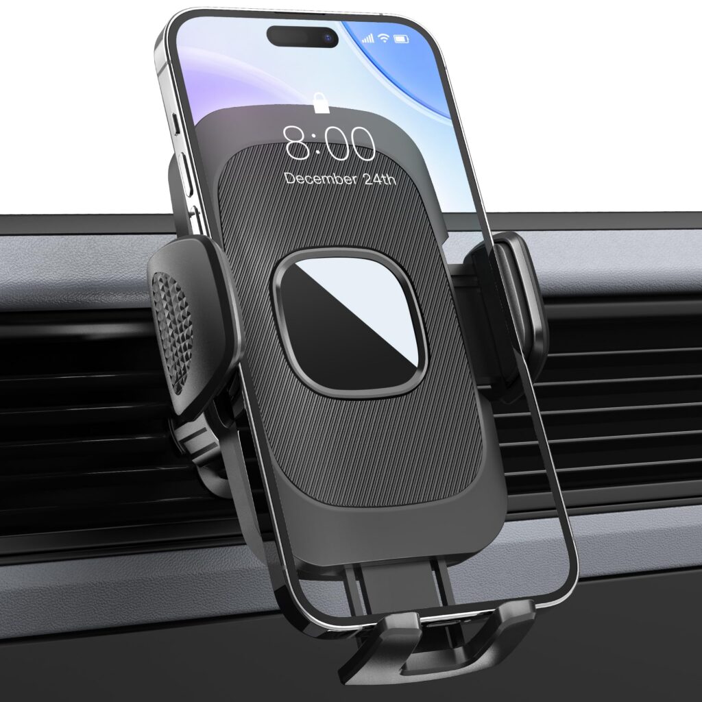 Support téléphone voiture grille aération rotation 360°