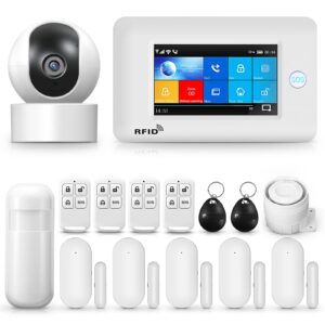 Système alarme 4G GSM WiFi 22 pièces avec caméra