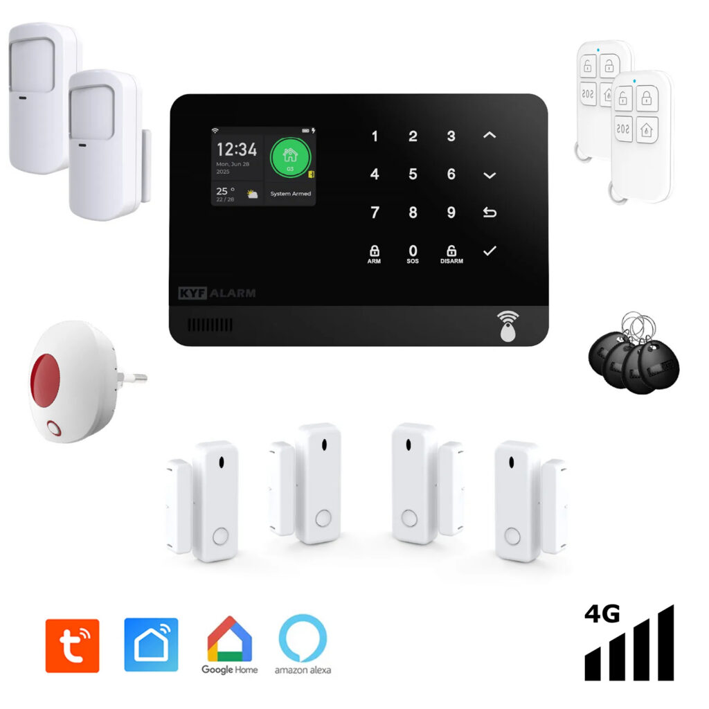 Système alarme WiFi GSM kit évolutif KYF