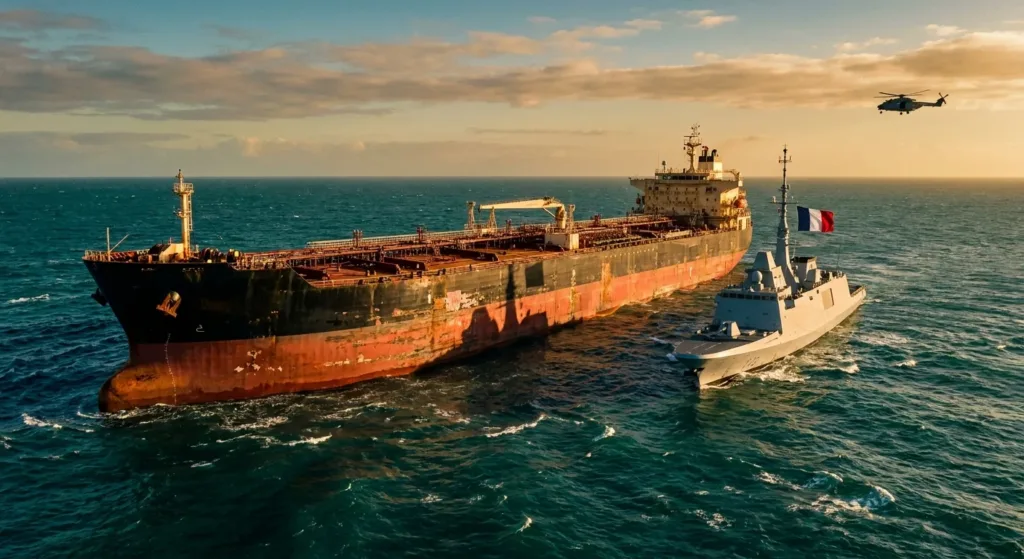 Tagor : la France arraisonne un quatrième pétrolier russe en Atlantique