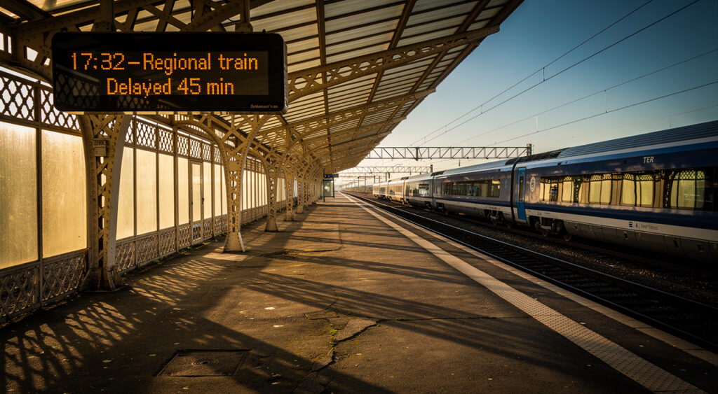 TER 17775 Dijon-Chalon : 25 minutes de retard ce dimanche 7 juin