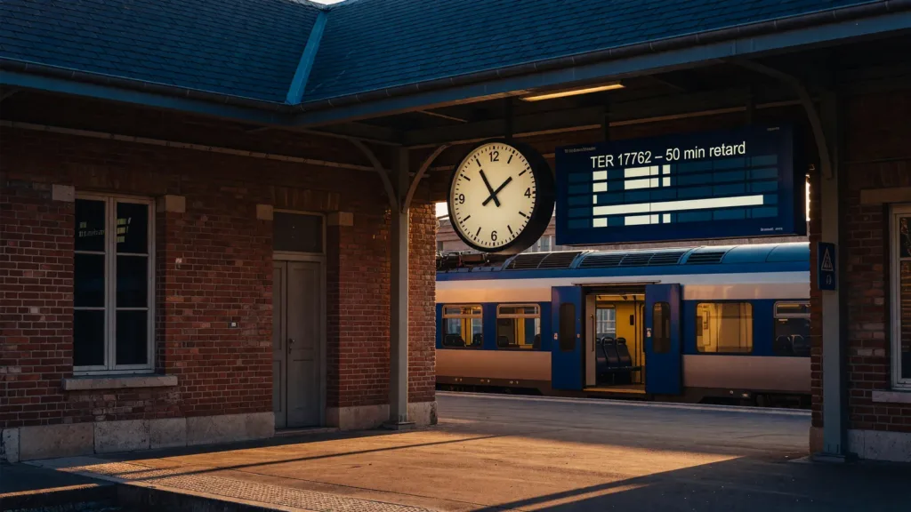 TER Lyon-Dijon : près de 50 minutes de retard pour le train 17762 ce dimanche