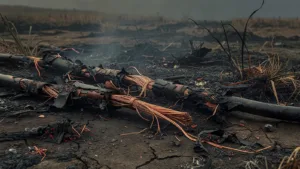 Toulouse : incendie d’un terrain vague près de gens du voyage, voitures menacées