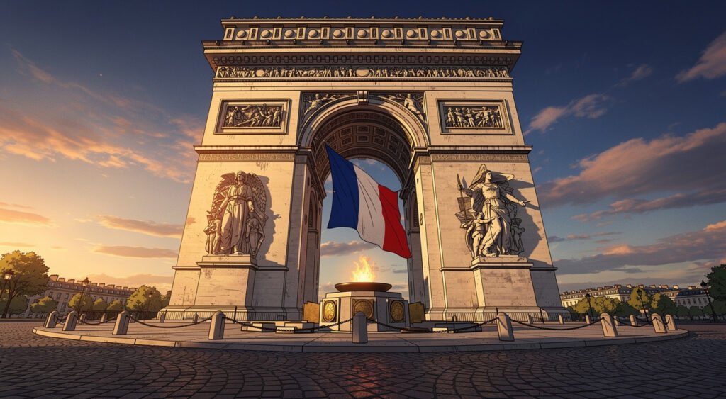 Tournus : le CIS représenté à l'Arc de Triomphe pour le défilé des drapeaux