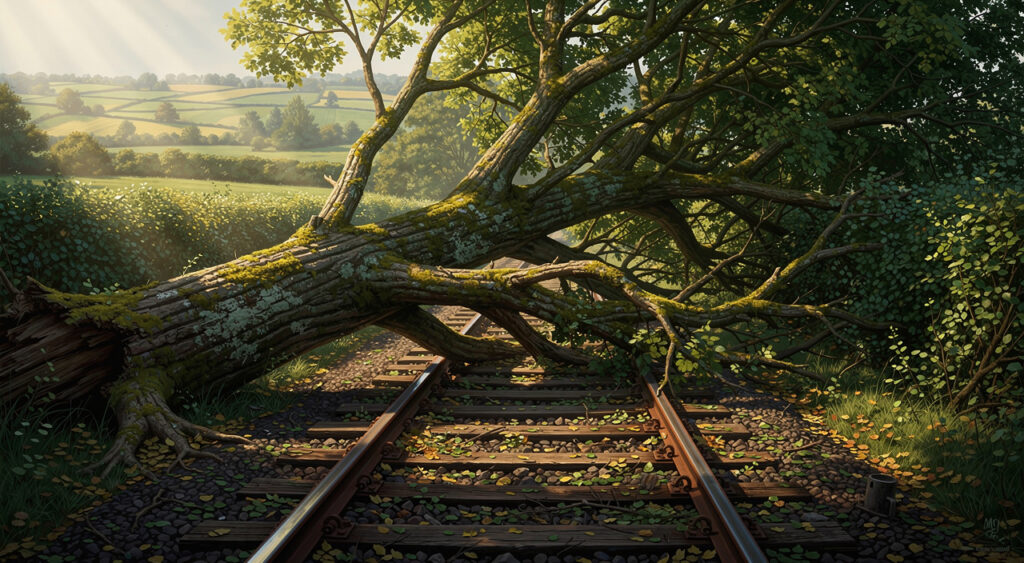 Train Bordeaux-Nantes bloqué par un arbre près de La Roche-sur-Yon : trois blessés