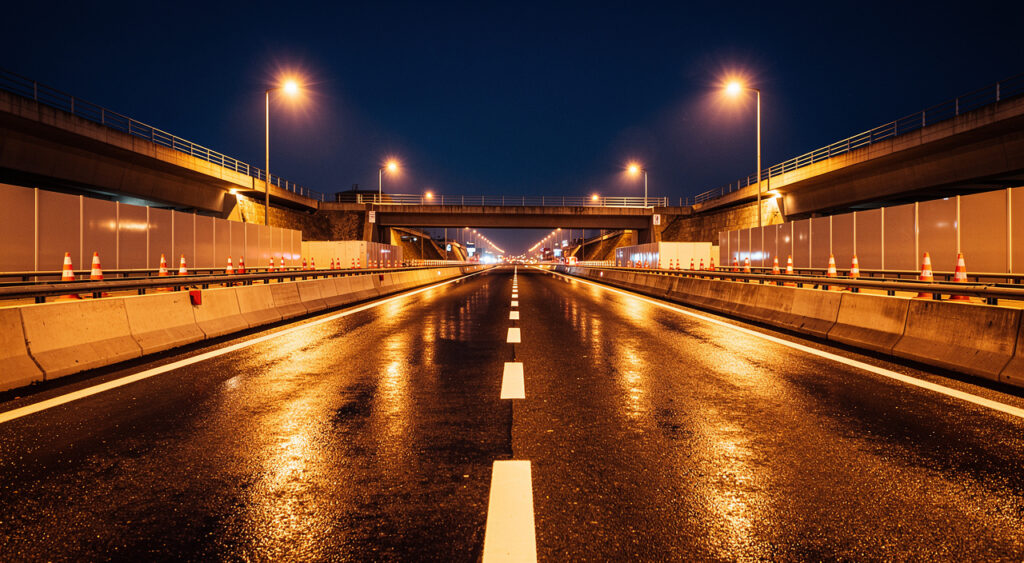 Travaux de nuit sur le périphérique sud-ouest de Caen du 1er au 12 juin