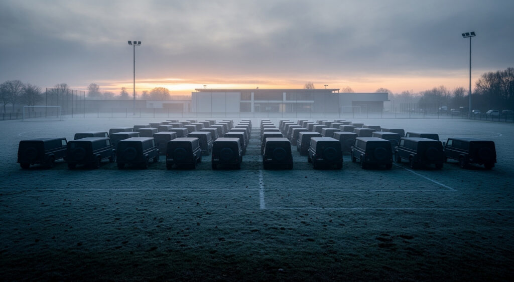Tulle : 50 caravanes occupent illégalement l&rsquo;annexe du stade Cueille après avoir refusé l&rsquo;aire de Brive