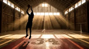 Victor Wembanyama s’arme d’un jump hook avec Olajuwon