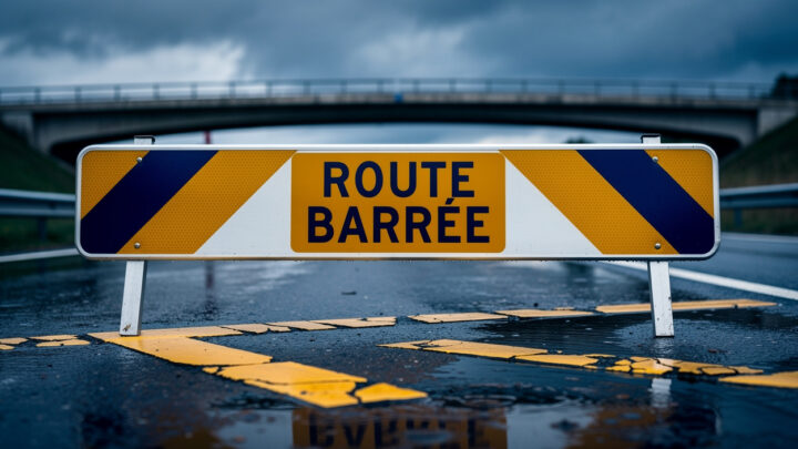 Vienne : RD 910 rouverte sur une voie après la chute d'un camion-benne sur la RN 147