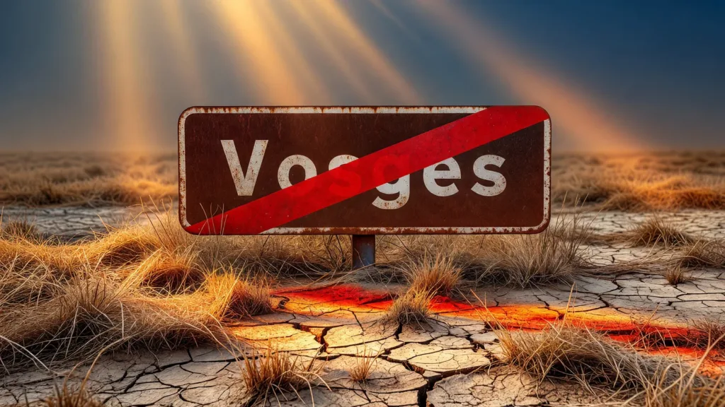 Vigilance rouge canicule et alerte sécheresse dans les Vosges : le préfet interdit manifestations et alcool sur la voie publique