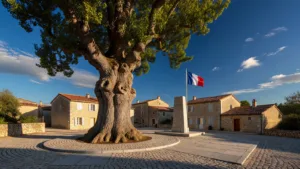 Villesèquelande : inauguration du nouveau cœur de village avec valorisation de l&rsquo;Orme de Sully