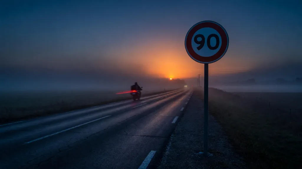 Vimy : un motard flashé à 151 km/h sur la RN17, sa moto saisie