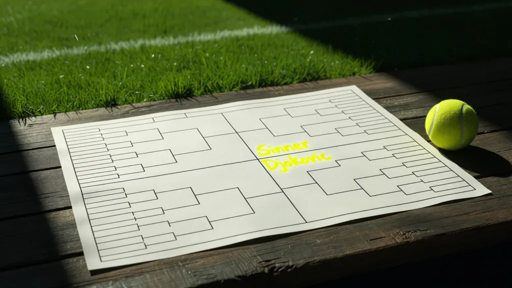 Wimbledon 2026 : Sinner et Djokovic dans la même moitié de tableau, choc en demi-finale en vue