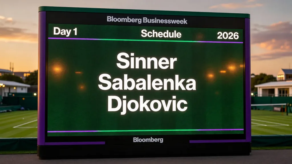 Wimbledon 2026 : Sinner, Sabalenka et Djokovic au menu du jour 1