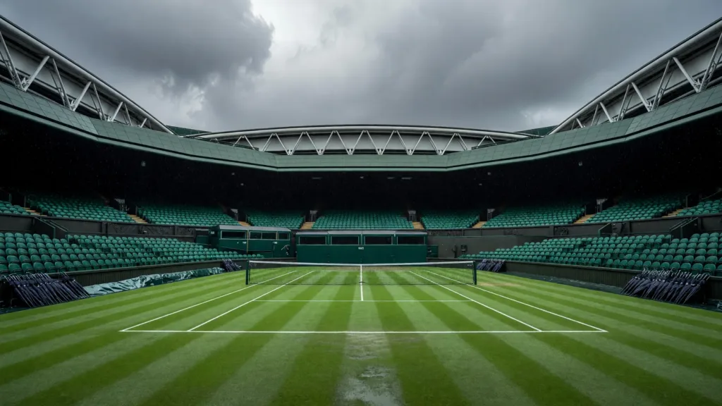 Wimbledon sous la pluie : le spectre des intempéries plane sur le Grand Chelem 2026