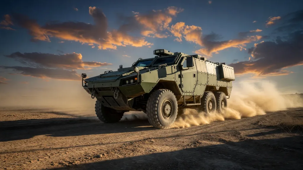 Yvelines : l’escadron blindé de Versailles-Satory en démonstration à Eurosatory