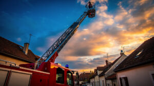 Yzernay : incendie rue François de Chabot, un couple à reloger par la mairie
