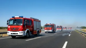 25 pompiers des Yvelines en renfort contre les feux en Gironde