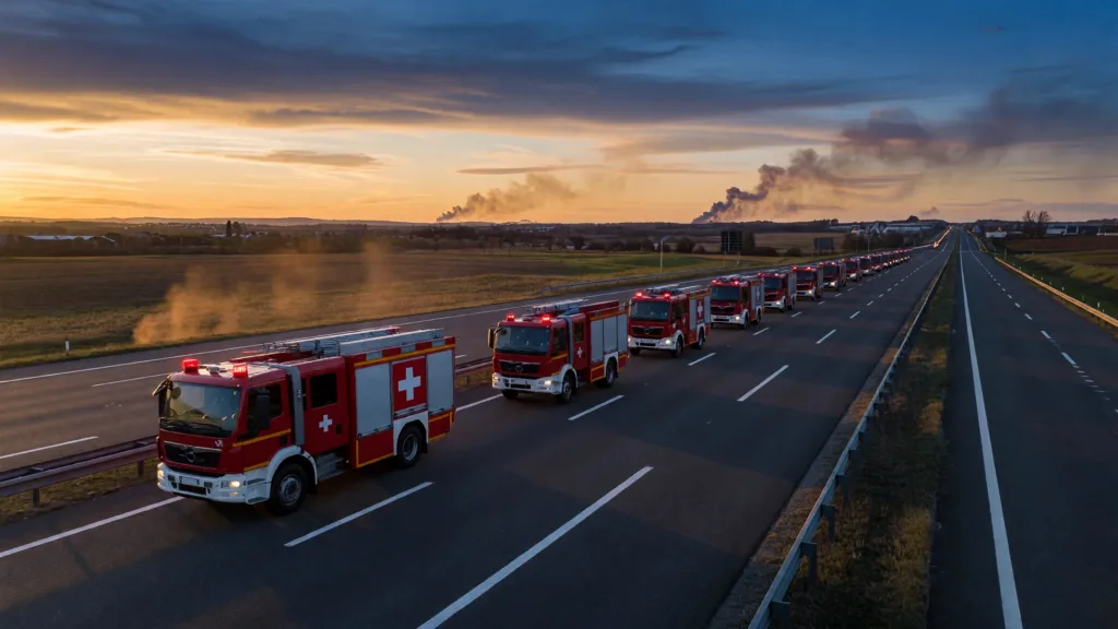 34 pompiers suisses envoyés en renfort contre les incendies dans le Sud-Ouest