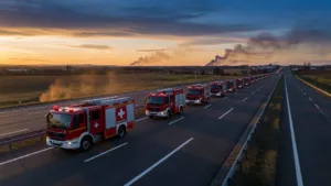 34 pompiers suisses envoyés en renfort contre les incendies dans le Sud-Ouest