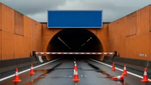 A30 Hayange : camion-citerne renversé, fermeture maintenue vers Metz