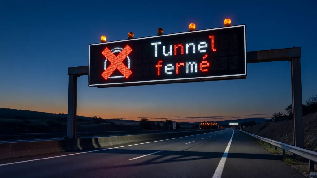 A50 : le tunnel de Toulon fermé après un accident, la circulation rétablie