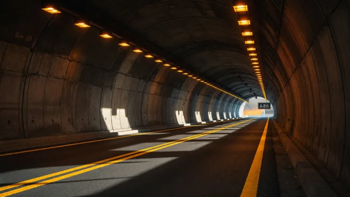 A86 : le tunnel de Nogent fermé après un incendie ce mercredi soir