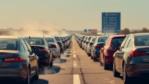A9 à Fabrègues : trois voitures percutées, cinq blessés, 15 km de bouchons