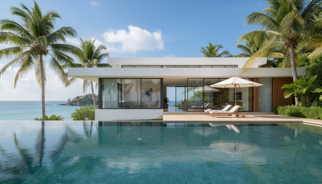 Villa tropicale avec piscine à Koh Samui