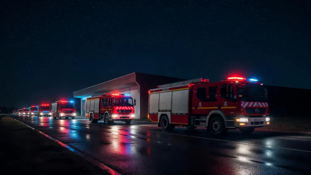 Ain : 20 sapeurs-pompiers partis cette nuit en renfort dans la Drôme